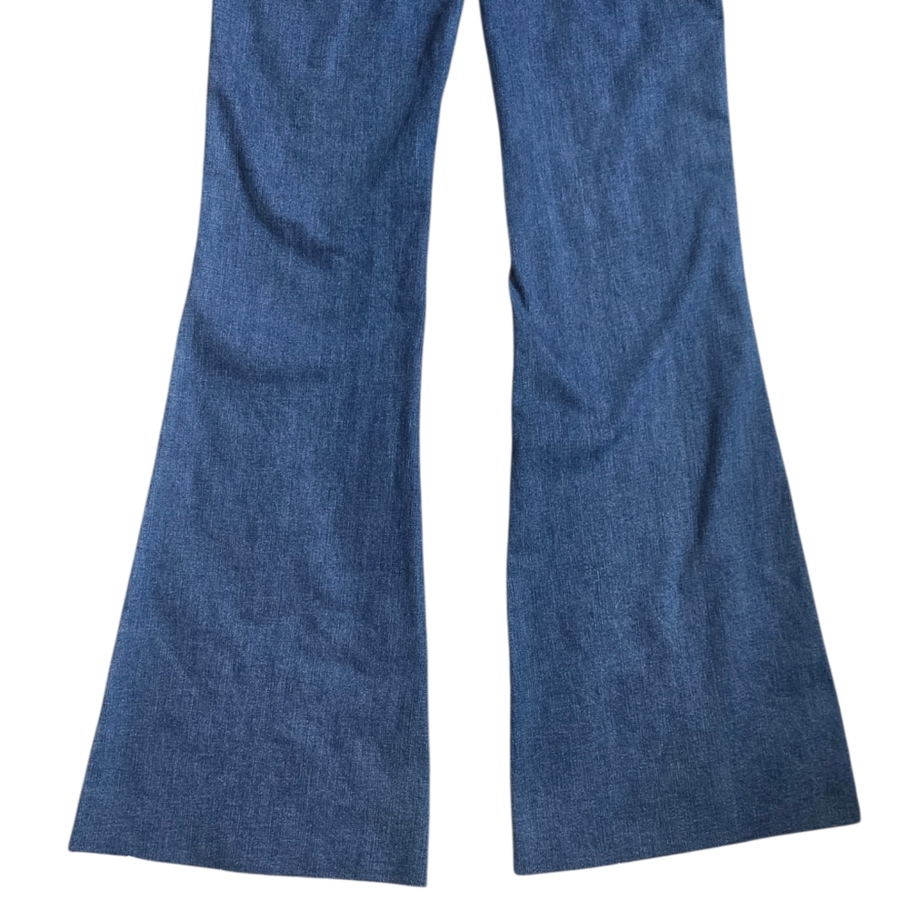 Judy Blue Medium Blue High Waisted Flare Jeans Raw Hem Size 1/25 NWT - Picture 6 of 10